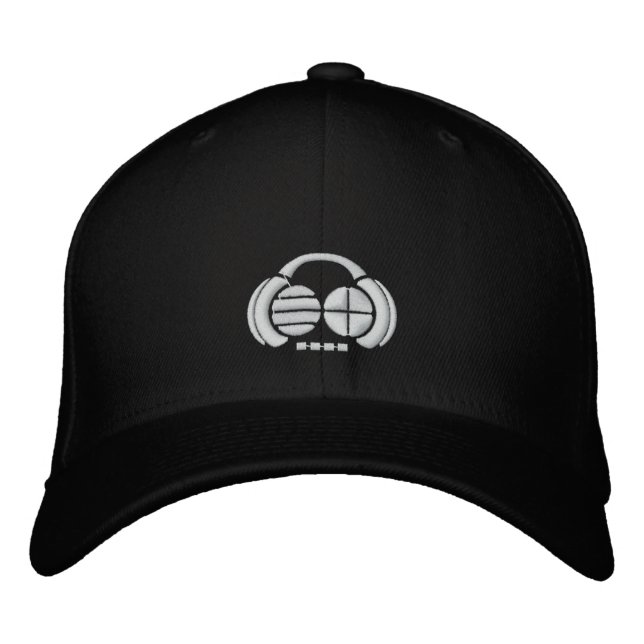 Four4ths - White logo front/side Embroidered Hat (Front)