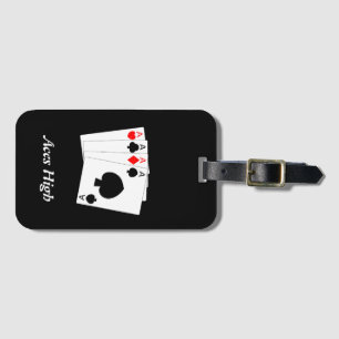 Four Aces Luggage Tag