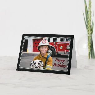 Four Alarm Celebration Boy's Birthday Card