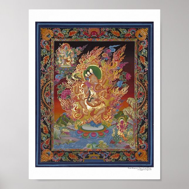 Four-Armed Ganesh Poster (Front)