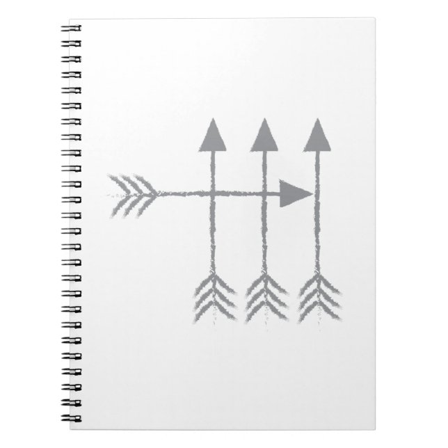 Four arrows spiral notebook (Front)