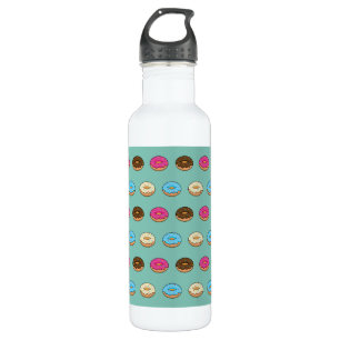 Four Assorted Doughnuts Pattern 710 Ml Water Bottle