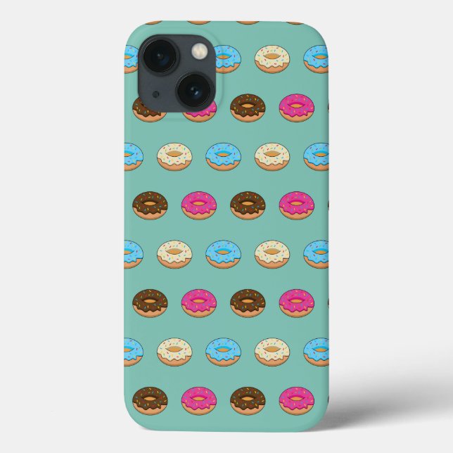 Four Assorted Doughnuts Pattern Case-Mate iPhone Case (Back)