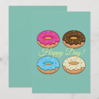 Four Assorted Doughnuts Pattern | Personalise