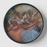 Four Ballet Dancers on Stage by Degas