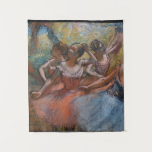 Four Ballet Dancers on Stage by Degas  Tapestry