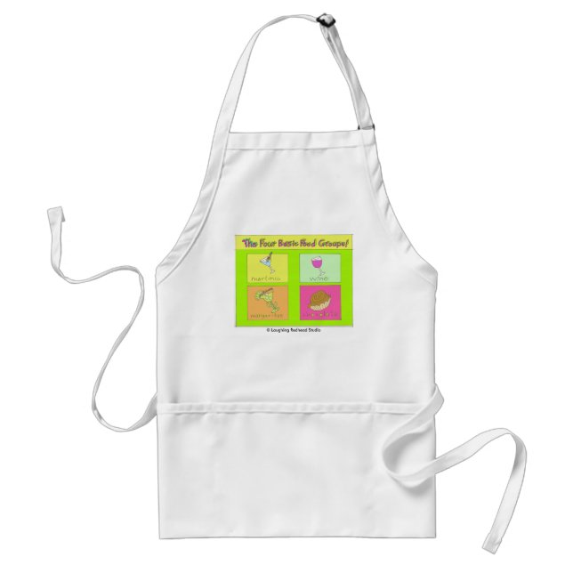 Four Basic Food Groups Standard Apron (Front)