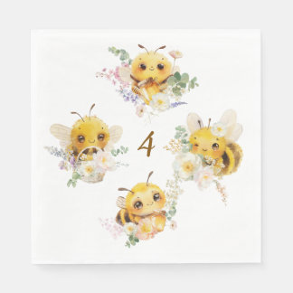 Four Bees Napkins