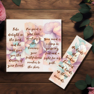 Four Bible Verse Bookmarks (to re-sell?)  Invitation