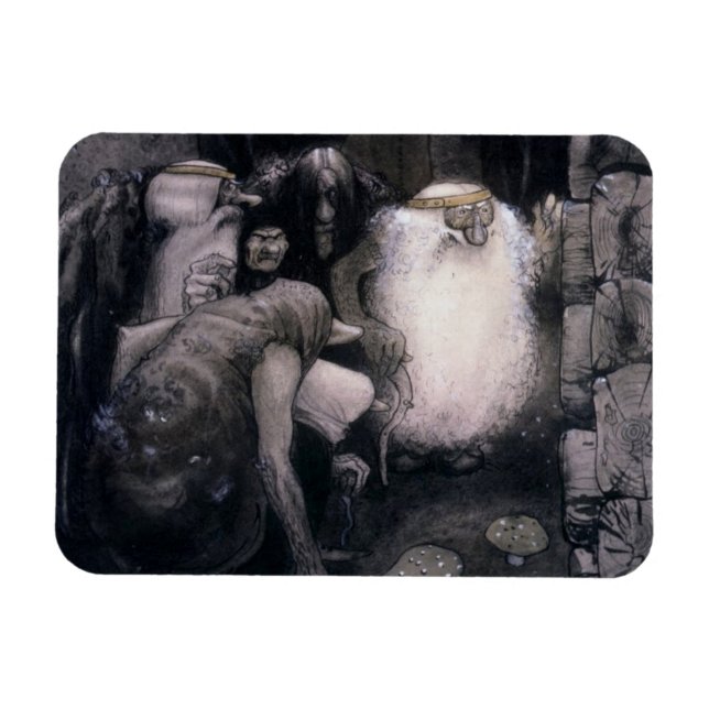 Four Big Trolls Magnet (Horizontal)