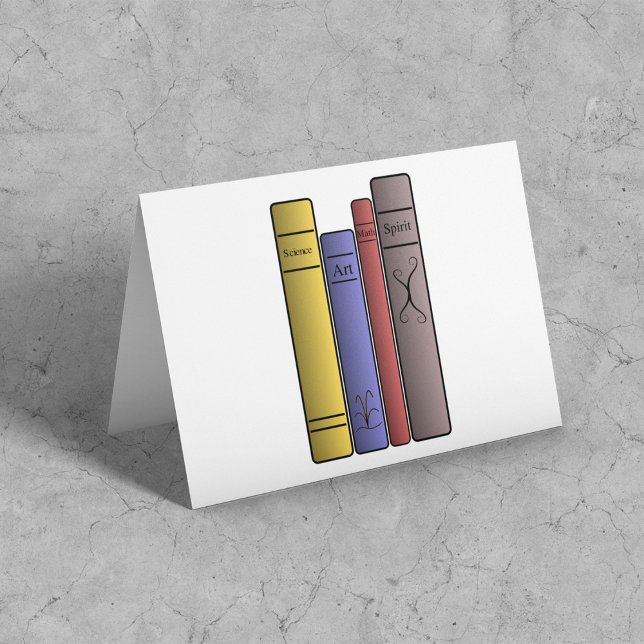 Four Books Greeting Cards (Creator Uploaded)