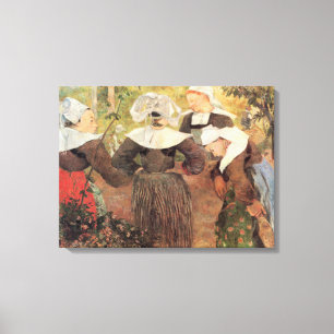 Four Breton Women by Paul Gauguin Canvas Print