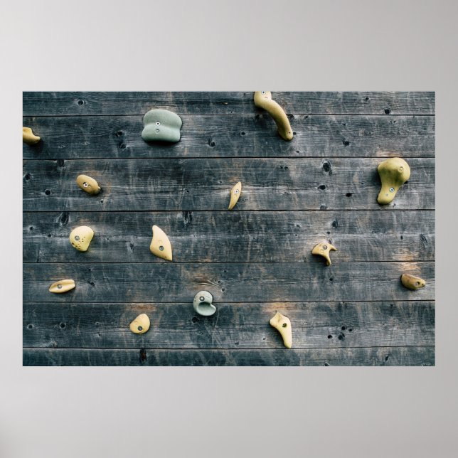 Four brown wooden wall decors poster (Front)