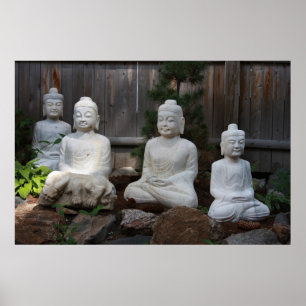 Four Buddhas Poster