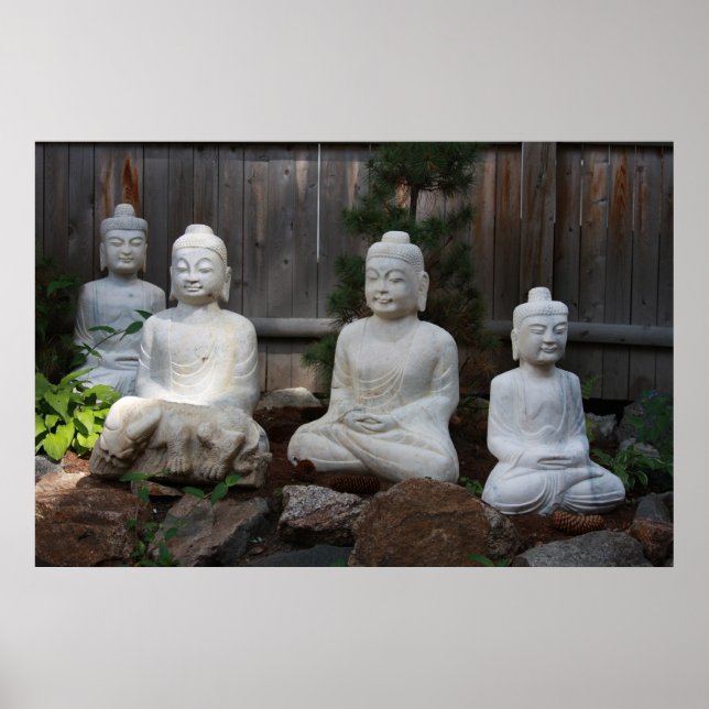 Four Buddhas Poster (Front)