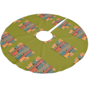 Four Calling Birds The Gospels Cut-Out Stencil Brushed Polyester Tree Skirt