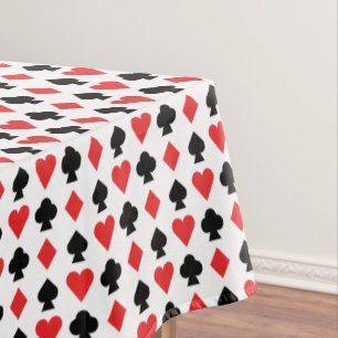 Four Card Shapes Pattern Tablecloth
