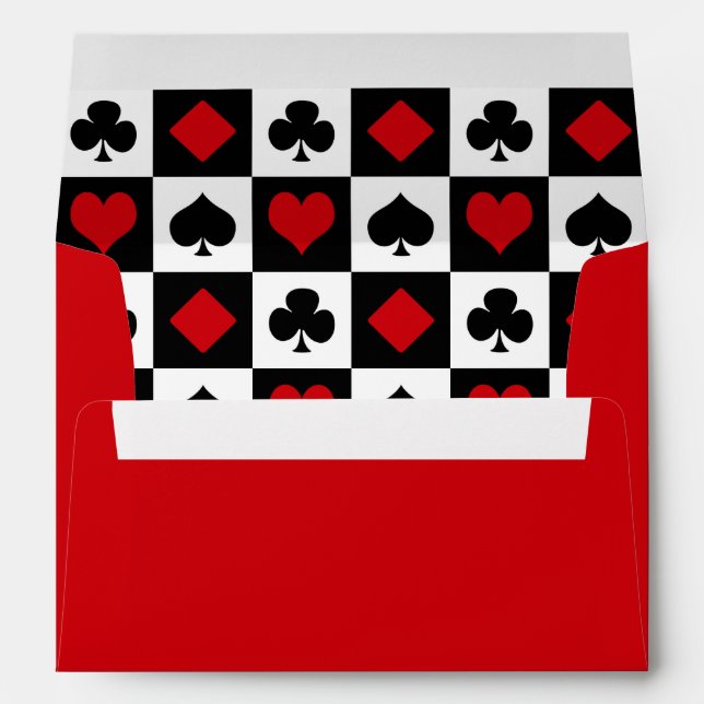 Four card suits envelopes (Back (Bottom))