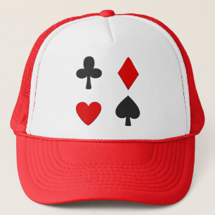Four Card Suits Trucker Hat
