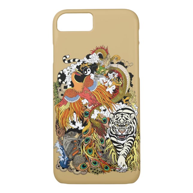 four celestial animals Case-Mate iPhone case (Back)