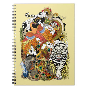 four celestial animals notebook