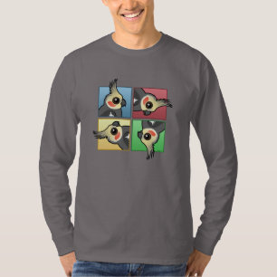Four Colour Cockatiel T-Shirt