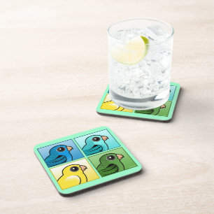 Four Colour Linnies Coaster