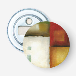 Four Colourful Rectangles by Chariklia Zarris Bottle Opener