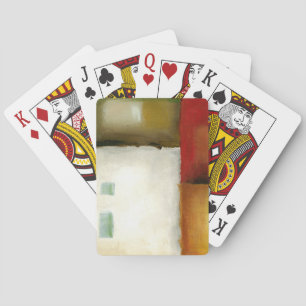 Four Colourful Rectangles by Chariklia Zarris Playing Cards
