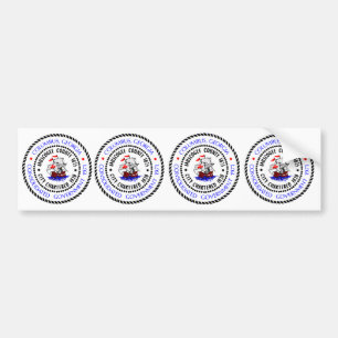 FOUR Columbus, Georgia Seal Bumper Sticker