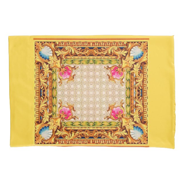 four corners Baroque Pillowcase (Front)
