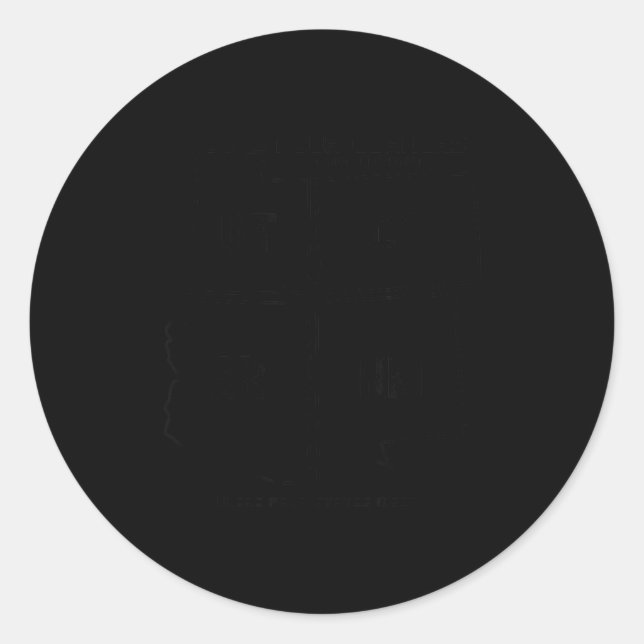 Four Corners Monument With State Map Black  Classic Round Sticker (Front)