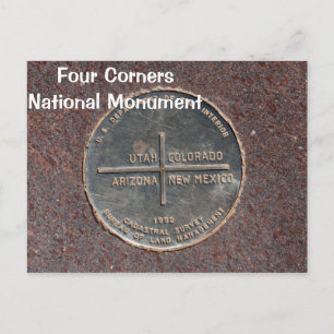 Four Corners National Monument Postcard