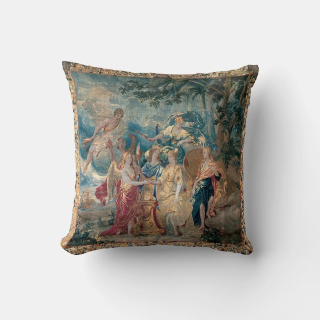 Four Corners Of The World Pillow (Front)