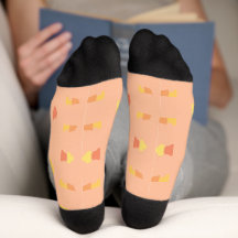 Four Corners Peach Yellow Tiled Pattern