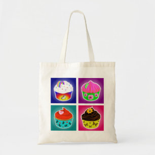 Four Cupcakes Tote Bag