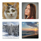 Four Custom Family Photo Template Personalised