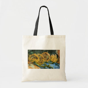 Four Cut Sunflowers by Vincent van Gogh Tote Bag
