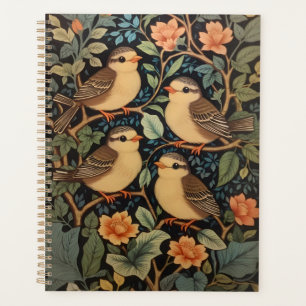Four Cute Baby Birds Nature Inspired Planner