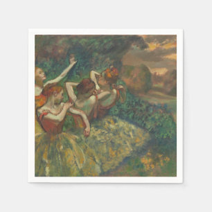 Four Dancer by Degas Cocktail Napkin