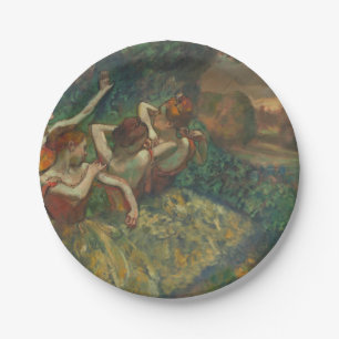 Four Dancers by Degas Paper Plates