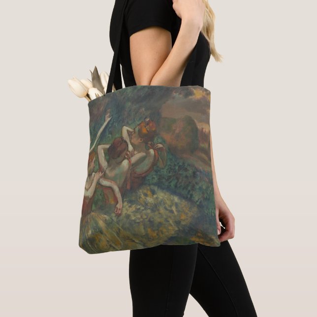 Four Dancers by Edgar Degas, Ballet Fine Art Tote Bag (Close Up)