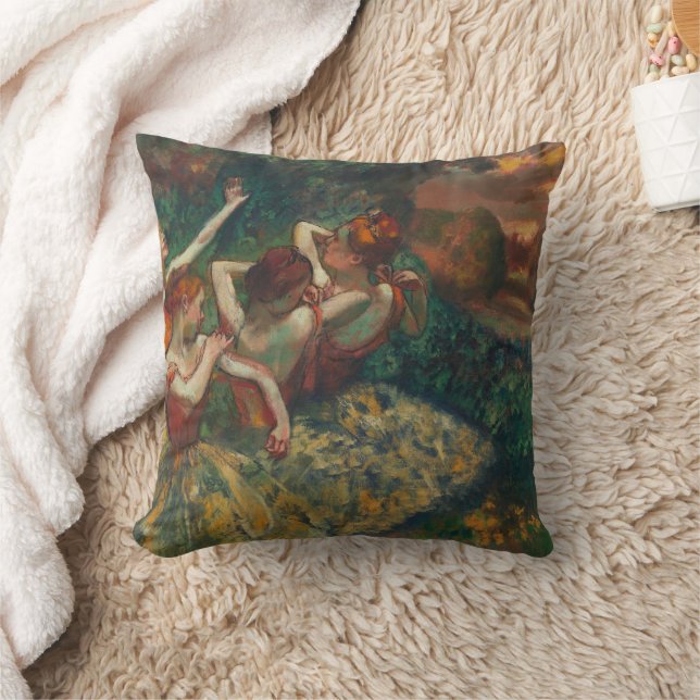 Four Dancers, Degas Art  Cushion (Blanket)