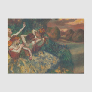 Four Dancers, Degas Art Tissue Paper