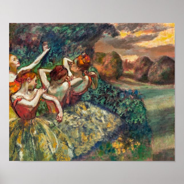 Four Dancers | Edgar Degas | Poster (Front)