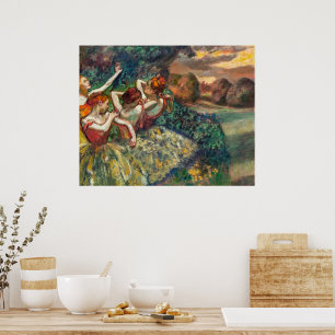 Four Dancers   Edgar Degas   Poster