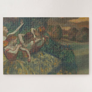 Four Dancers, Impressionist Painting, Edgar Degas Jigsaw Puzzle