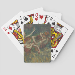 Four Dancers, Impressionist Painting, Edgar Degas Playing Cards