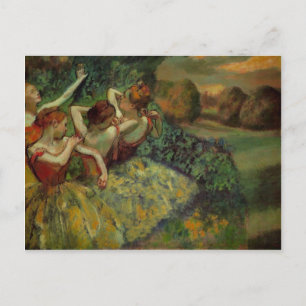 Four Dancers Postcard