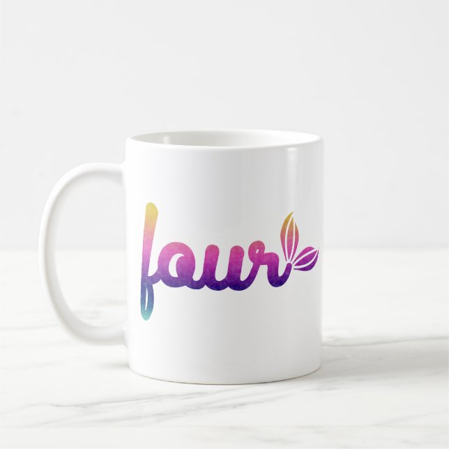 Four Design Coffee Mug (Left)